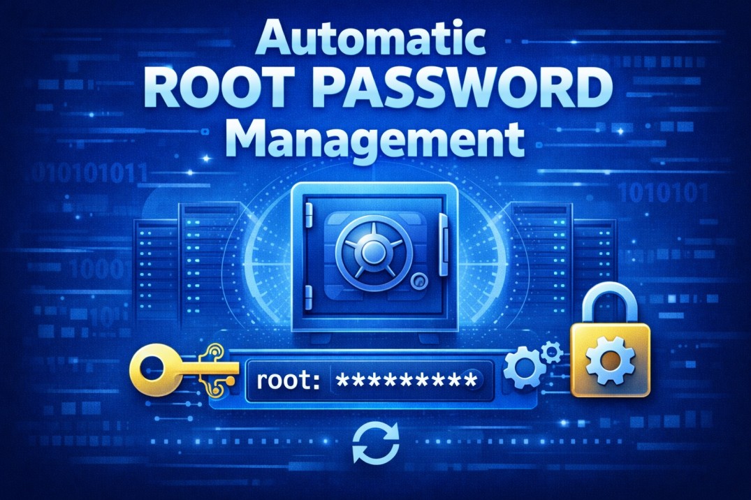 Automated root password change
